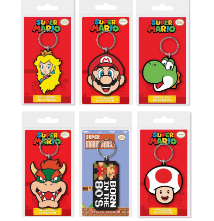 SUPER MARIO Portachiavi 2D…x12…x288