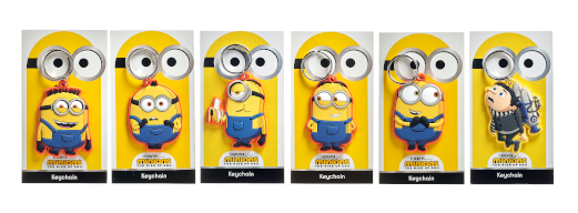 MINIONS Portachiavi 2D In blister 5cm -6ass…x288