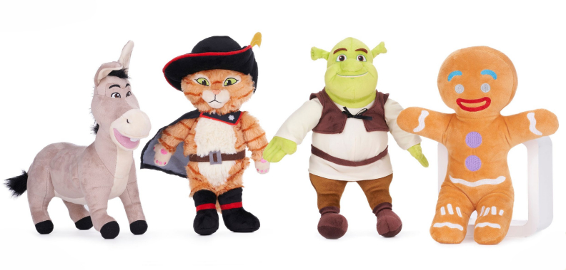 (Mis 3+) SHREK Peluche 30cm GIFT -4ass…x48