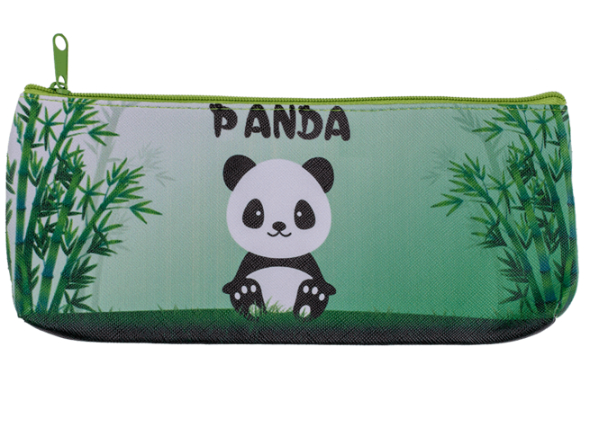 ASTUCCIO PANDA c/Cerniera 21x10cm -2ass In busta…x12