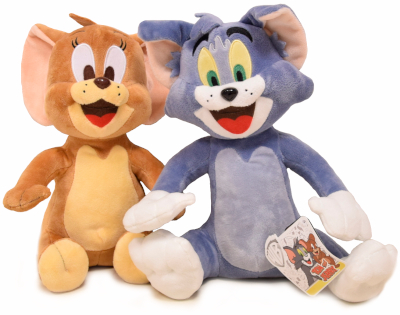 (Mis 7,5) TOM & JERRY Peluche 60cm – 2ass…x6