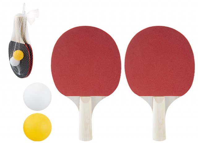 PING PONG Set 2 Racchette- 2 Palline in retina…x24…x48