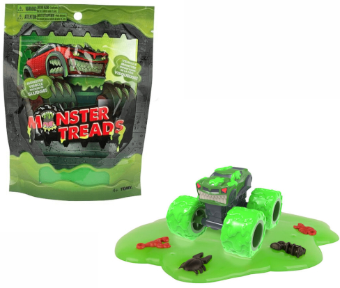 MONSTER TREADS Veicoli con slime In bustina -In espo da 8pz