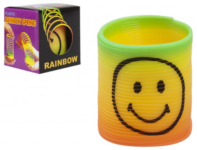 MOLLA ARCOBALENO SMILE 3,5cm In scatola c/finestra…x24…x576