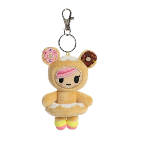 (Mis 0) TOKIDOKI DONUTELLA Peluche 10cm c/Portachiavi…x6…x72