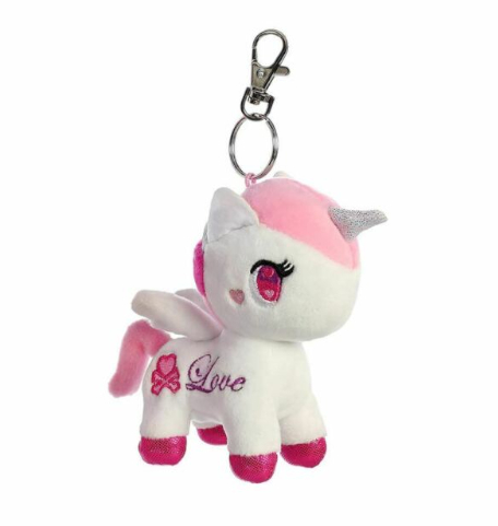 (Mis 0) TOKIDOKI LOLOPESSA UNICORNO Peluche 10cm c/Portachiavi…x6…x72