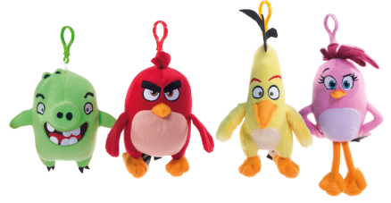 (Mis 1) ANGRY BIRDS Bag Clip 10cm – 4ass…x15…x180