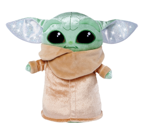 (Mis 3) BABY YODA The Madalorian Platino 100th Peluche 25cm