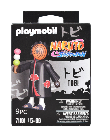 PLAYMOBIL NARUTO -Tobi Personaggio In scatola 9x13cm…x8