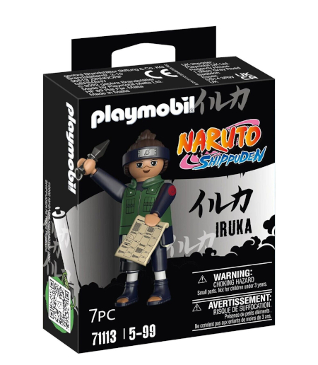 PLAYMOBIL NARUTO -Iruka Personaggio In scatola 9x13cm…x8