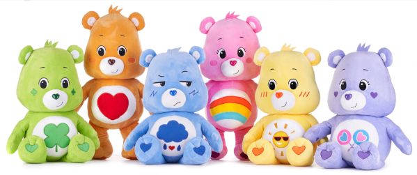 (Mis 5) ORSETTI DEL CUORE CARE BEARS Unlock The Magic Peluche 44cm – 6ass…x48