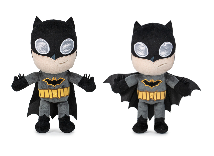 (Mis 3+) DC COMICS BATMAN ACTION Peluche 32cm -2ass…x24