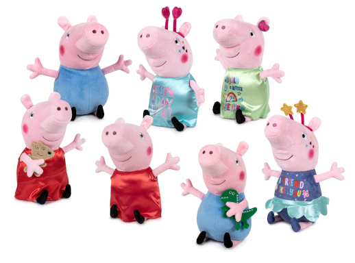 (Mis 3+) PEPPA PIG Better Together Peluche 30cm -7ass…x48