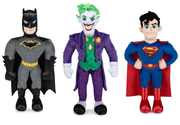 (Mis 3+) DC COMICS Superman/Joker/Batman Peluche 30cm -3ass…x24