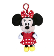 (Mis 0) MINNIE Solo Peluche 11cm c/Bagclip…x120