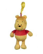 (Mis 0) POOH Solo (Winnie The Pooh) Peluche 11cm c/Bagclip…x120