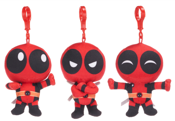 (Mis 0) DEADPOOL Peluche 13cm Lil Bodz c/Bagclip -3ass…x120