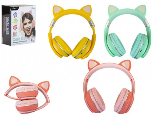 CUFFIE CUTE CAT Wireless In scatola -3ass…x18