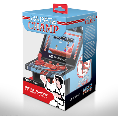 GIOCO ARCADE RETRO KARATE CHAMP Micro Player -In box 16cm…x12