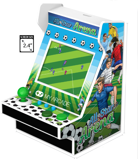 GIOCO ARCADE RETRO ALL STAR ARENA (200 giochi in 1) Micro Player -In box 15cm…x4