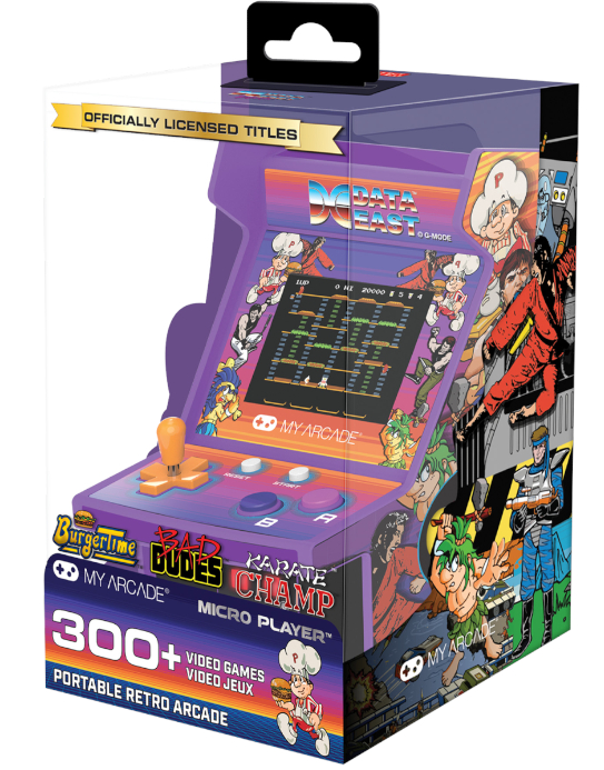 GIOCO ARCADE RETRO DATA EAST HITS (300 giochi in 1) Micro Player -In box 16cm…x2