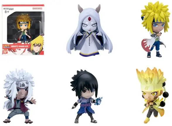 NARUTO BANDAI Chibi Masters BANDAI – 5ass In box 9x11cm…x12