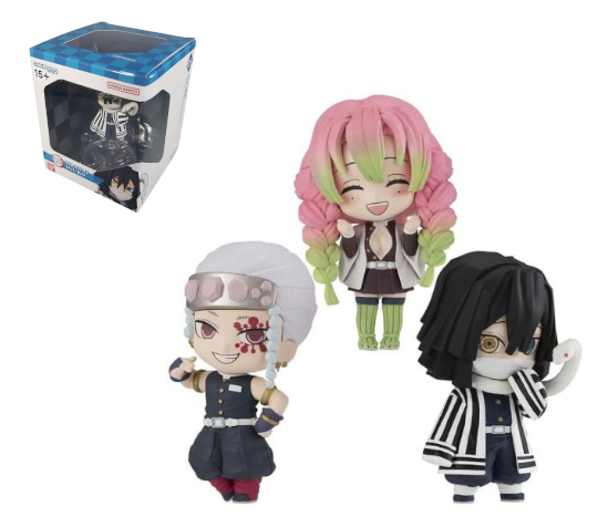 DEMON SLAYER Chibi Masters BANDAI Wave 3 -3ass In box 9x11cm…x48