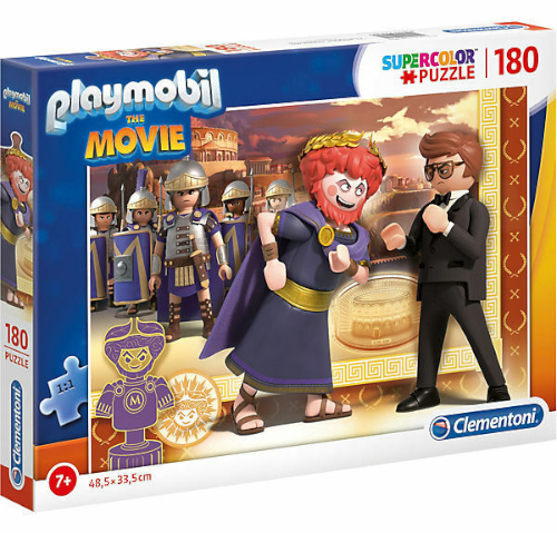 PUZZLE CLEMENTONI Playmobil The Movie 180pz Alta Qualita’ In scatola…x6