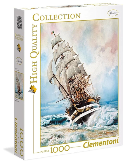 PUZZLE CLEMENTONI Amerigo Vespucci 1000pz Alta Qualita’ In scatola…x6