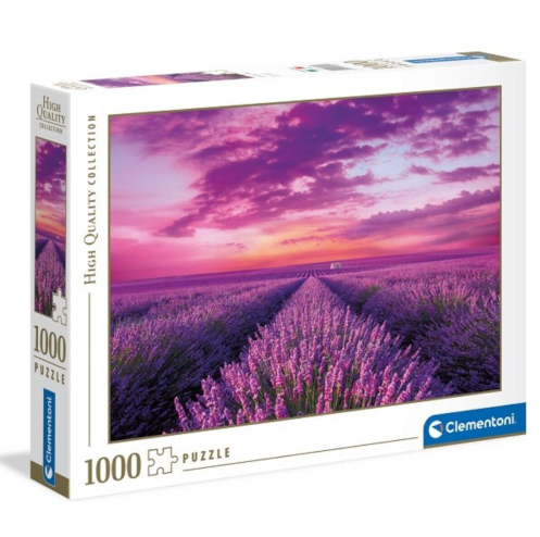 PUZZLE CLEMENTONI Campo di Lavanda 1000pz Alta Qualita’ In scatola…x4