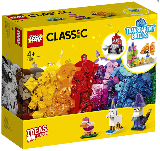 LEGO Classic Mattoncini Trasparenti In scatola 500pz