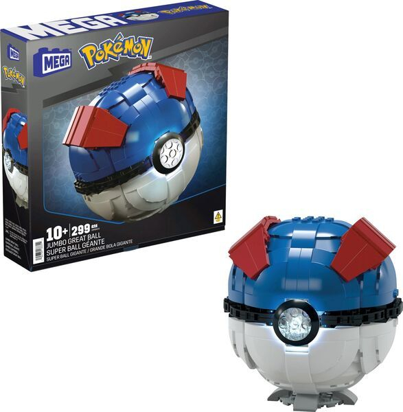 MEGA Pokemon Construzioni Jumbo Pokeball In scatola