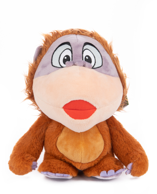 (Mis 3+) KING LOUISE (Il libro della Giungla) Lil Bodz Peluche 30cm c/suono…x12