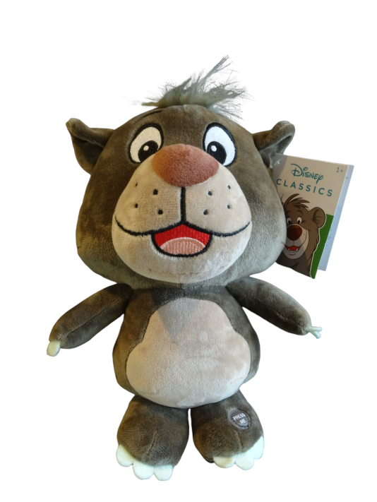 (Mis 3+) BALOO (Il libro della Giungla) Lil Bodz Peluche 30cm c/suono…x12