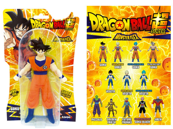 DRAGON BALL Z Personaggi 18cm Super Stretchy -12ass In blister…x12