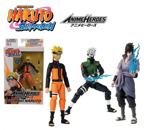 NARUTO Personaggi Anime In Blister 17cm -3ass…x6