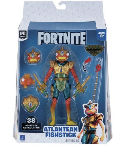 FORTNITE Serie ATLANTEAN FISHSTICK S9 Personaggi in blister 15cm In box (20x27cm)…x6