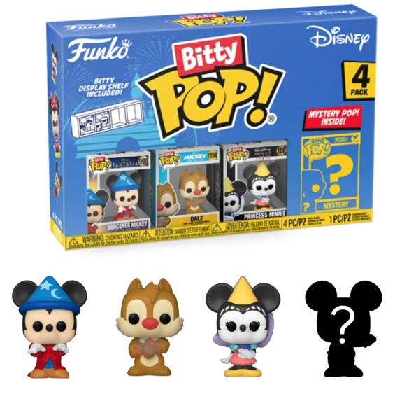 FUNKO BITTY POP! Disney (Topolino) -Pacco da 4pz In box