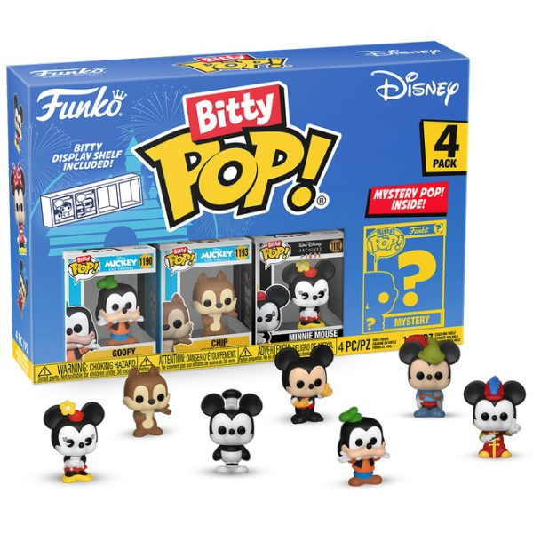 FUNKO BITTY POP! Disney (Pippo) -Pacco da 4pz In box