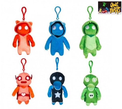 (Mis 0) GANG BEASTS Peluche 10cm c/Bagclip -ass In espo da 12pz…x12