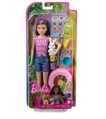 BARBIE Mattel In blister 15x32cm c/Accessori e Animale Domestico…x4