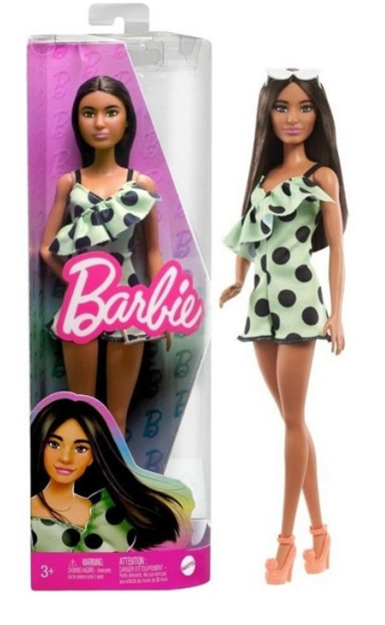 BARBIE FASHIONISTAS Mattel Vestito Verde In box 10x33cm…x6