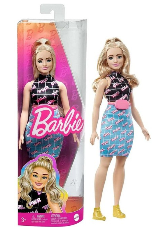 BARBIE FASHIONISTAS Mattel Capelli Biondi In box 10x33cm…x6
