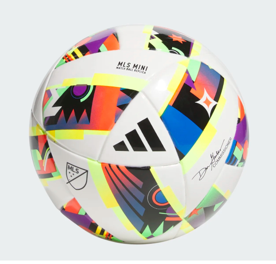(Mis 1) Mini Ball ADIDAS MLS SOCCER LEAGUE (Bianco/Multicolore)