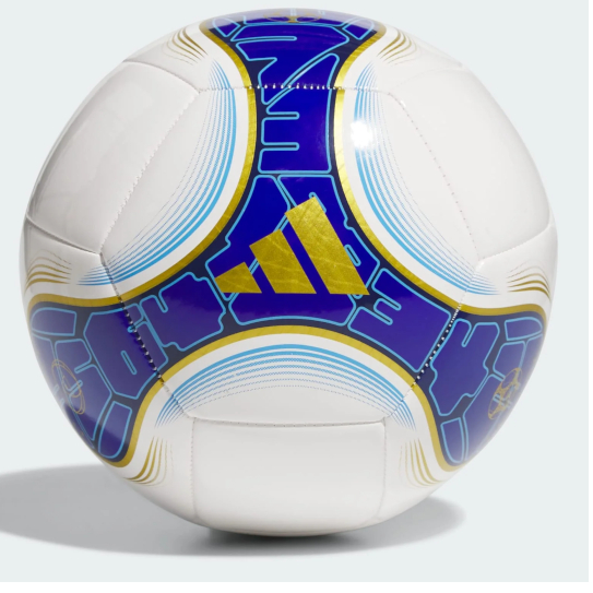 (Mis 5) Pallone ADIDAS MESSI CLUB (Bianco/Oro/Blu)…x