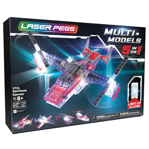LASER PEGS Multimodel Costruzioni 5 in 1 In scatola 31x20cm…x6