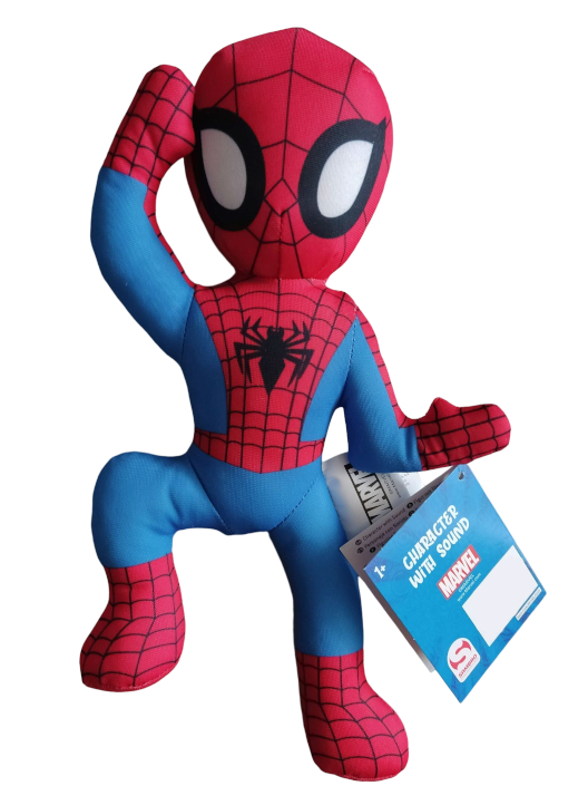 (Mis 2) SPIDERMAN Peluche 20cm -In azione – SONORO…x36