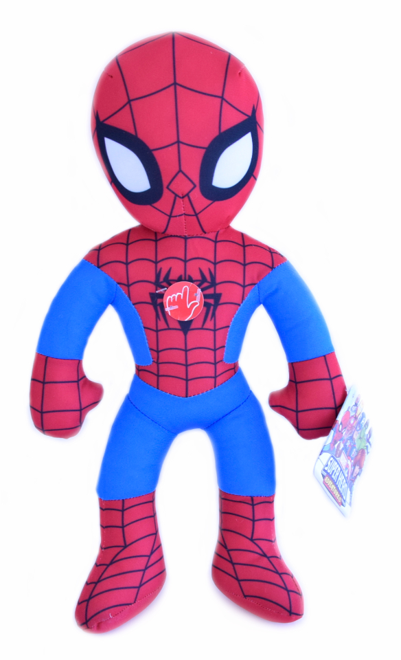 (Mis 8,5) MARVEL SPIDERMAN Solo Peluche 120cm c/suono…x4
