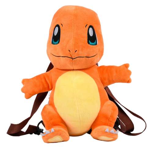 (Mis 5) POKEMON CHARMANDER Peluche 35cm c/Zaino…x12