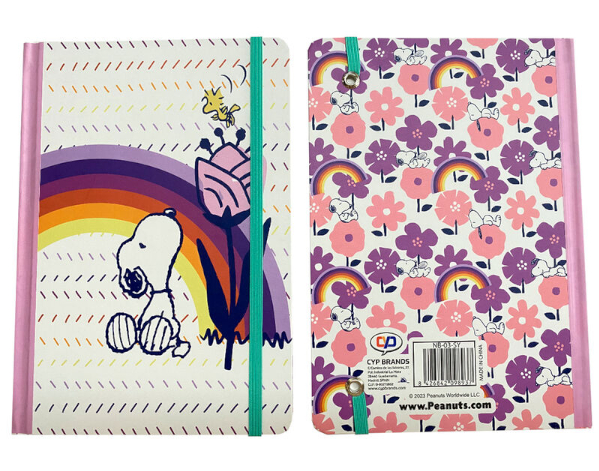 SNOOPY Taccuino A5 c/Arcobaleni…x36